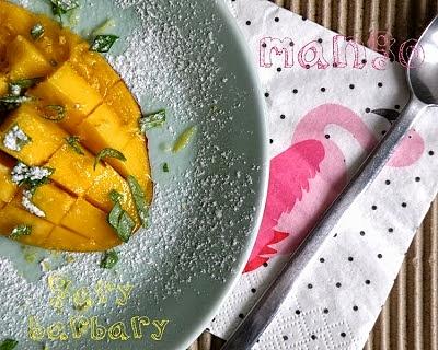 Mango z miętą i cytryną według Jamiego