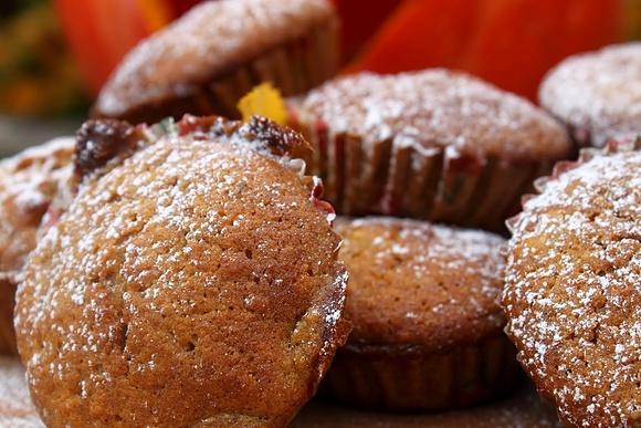 Razowe muffinki dyniowe