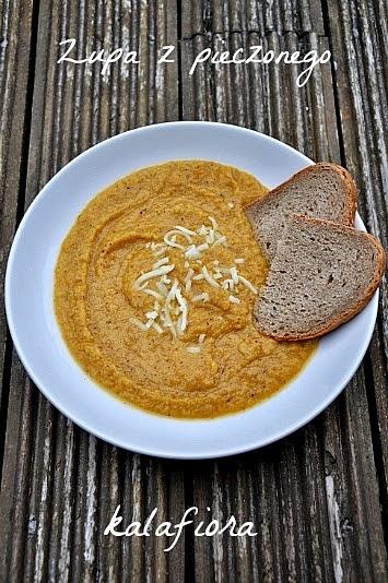 Zupa z pieczonego kalafiora