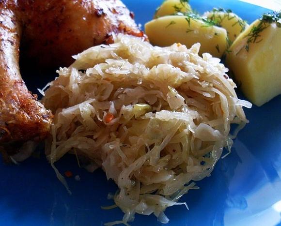 Kapusta kiszona zasmażana