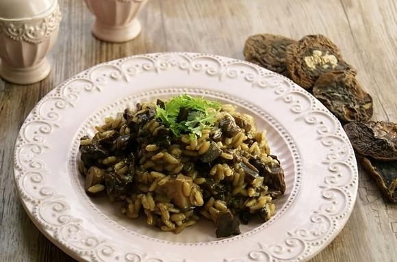 Risotto z grzybami leśnymi