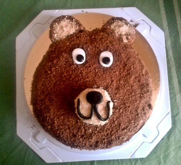 Miś na tort dla dzieci