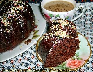 Baba muffinkowa z marmoladą śliwkową bez jajek