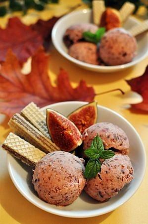 Lody ze świeżych fig