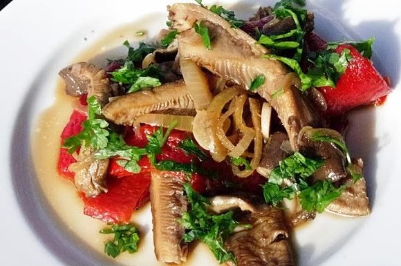 Escabeche z boczniaków
