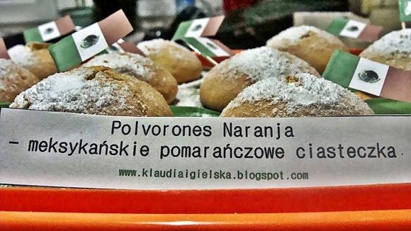 Polvorones Naranja - meksykańskie ciasteczka z nutką pomarańczy