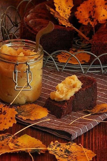 Ciasto bananowe z egzotyczną konfiturą