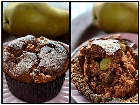 Muffinki gruszkowo-czekoladowe