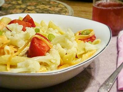 Penne z dodatkami