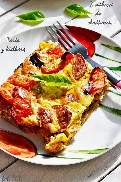 Tarta z kiełbasą