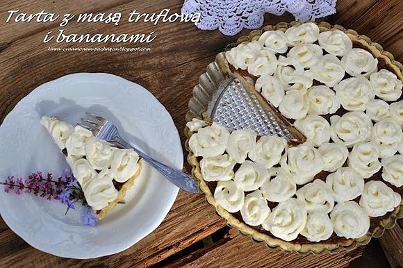 Bananowa tarta z masą truflową