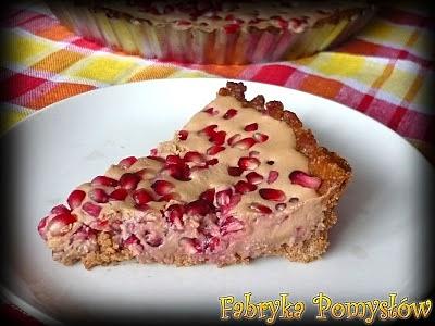 Czekoladowa tarta z granatem