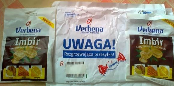 Spróbuj cukierków VerbenImbir za darmo