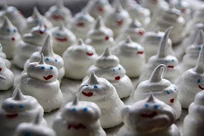 Bezowe duszki na Halloween bez mleka