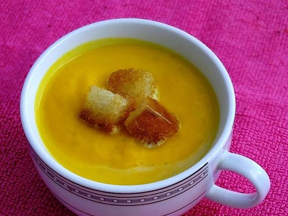 Zupa z dyni na mleku