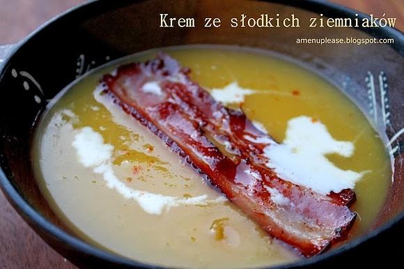 Krem ze słodkich ziemniaków