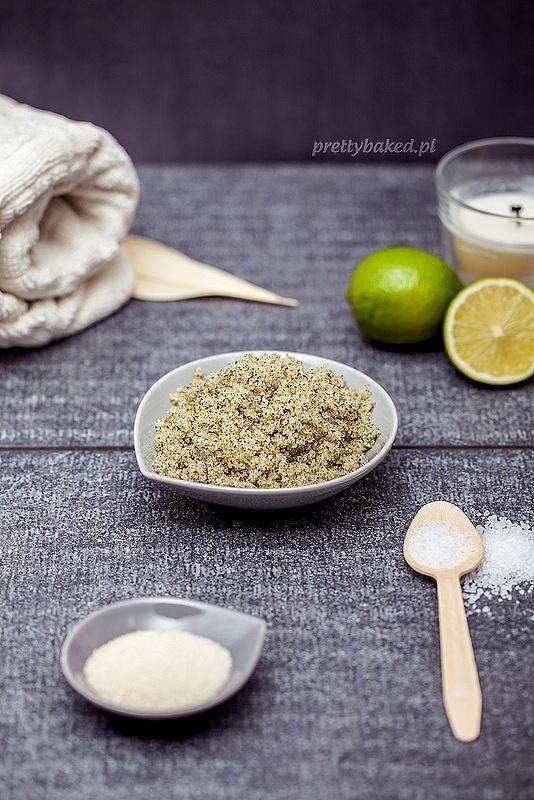 Peeling z limonką i zieloną herbatą