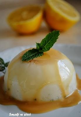 Panna cotta miętowo-cytrynowa