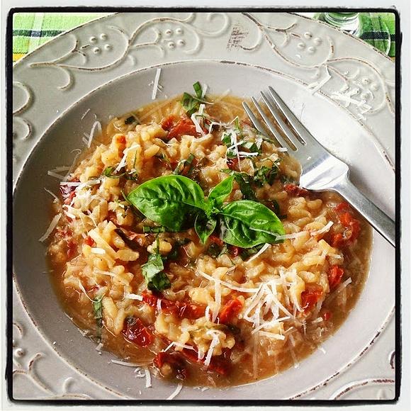 Risotto z suszonymi pomidorami