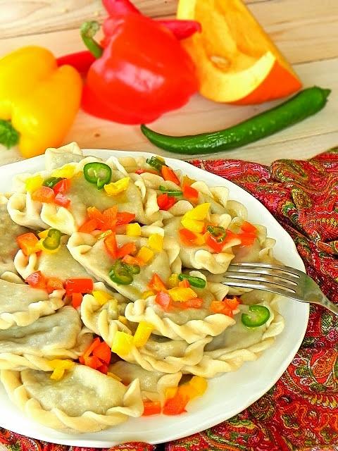 Pierogi z dynią i soczewicą