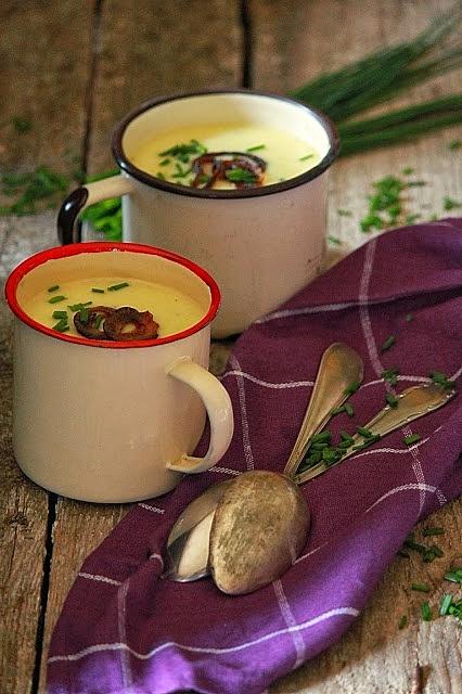 Zupa ziemniaczano-porowa