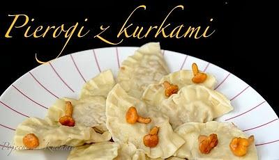 Delikatne pierogi z kurkami