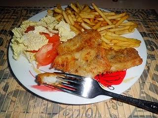 Smażony filet z mintaja