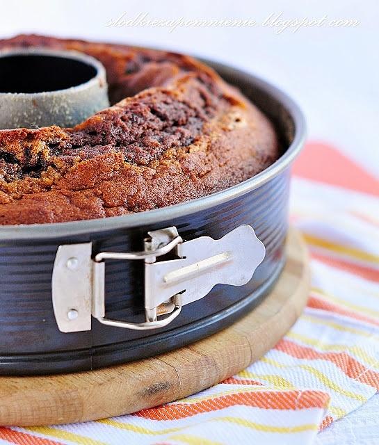 Babka dyniowa z czekoladowym środkiem