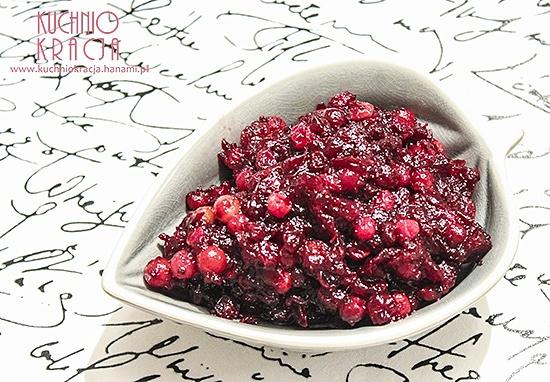Żurawina z miodem i wanilią - konfitura do deserów i mięs
