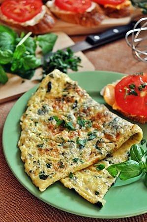 Omlet z ziołami
