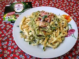 Fettuccine al a carbonara