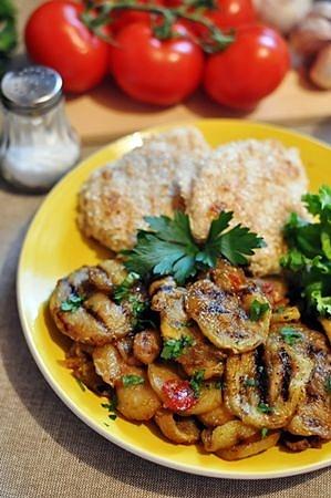 Grillowane bakłażany z miodem i harissą