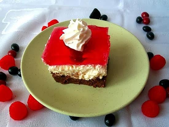 Sernik na zimno na nutellowym spodzie