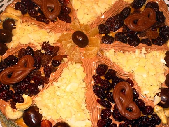 Tort sezamowo-chałwowy