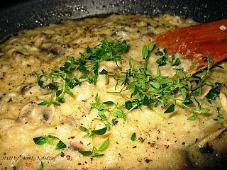 Risotto z grzybami i mascarpone