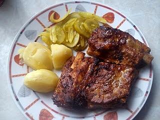 Ketchupowe żeberka z rękawa