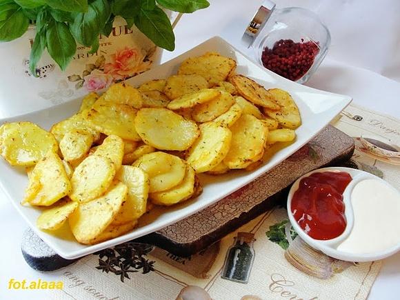 Ziemniaczki pieczone chrupiące w przyprawie Kamis