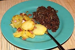 Śląski krupniok z kartoflami