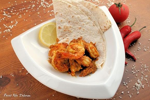 Południowoindyjskie curry z krewetek