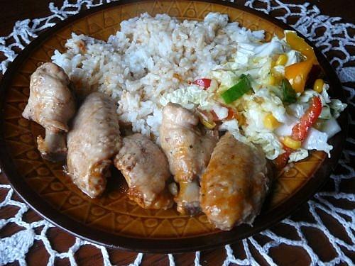 Skrzydełka w sosie słodko-kwaśnym