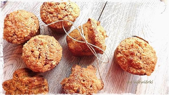 Muffinki bananowe na palonym maśle