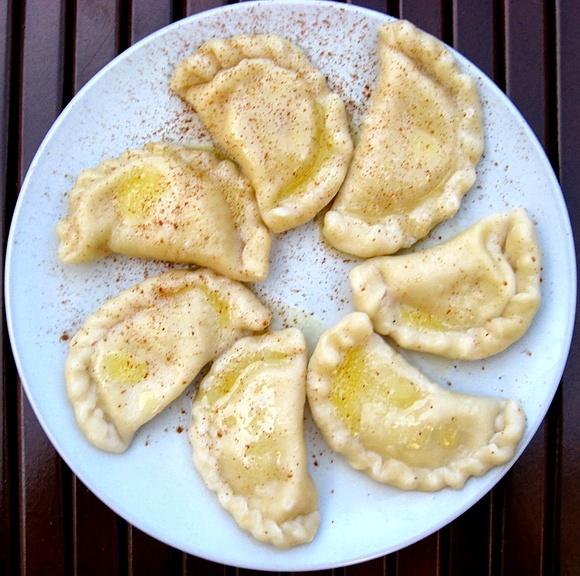 Pierogi z farszem serowo-dyniowym