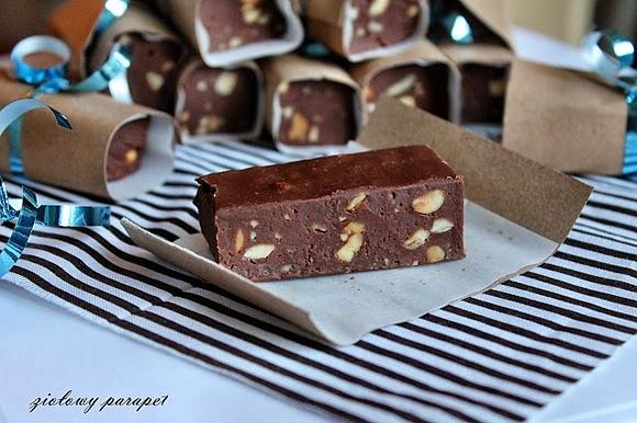 Fudge blok czekoladowy z orzechami