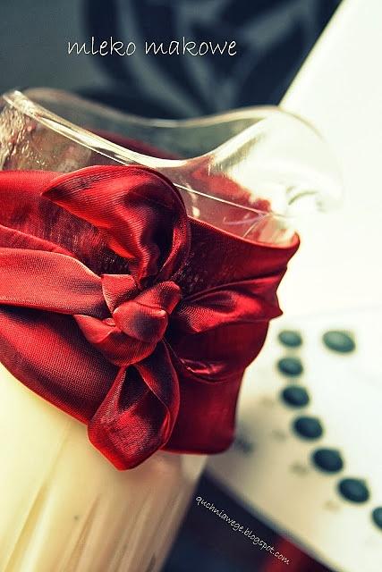 Mleko makowe domowe - przepis na aromatyczny napój mleczny z makiem