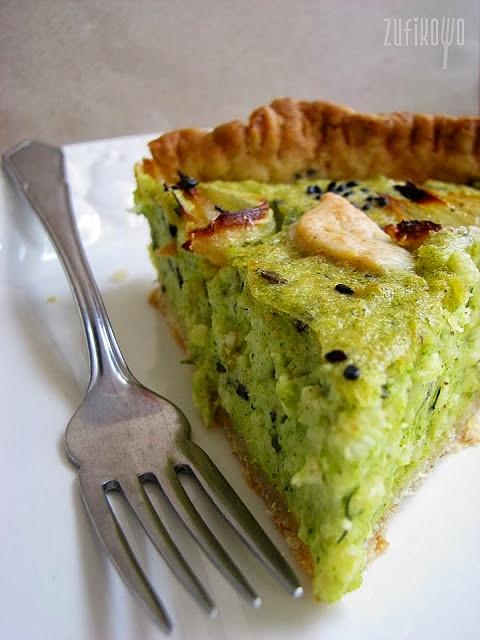 Jaglana tarta brokułowa