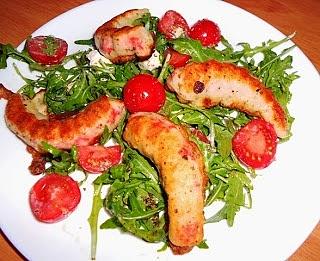 Krewetki surimi w cieście naleśnikowym