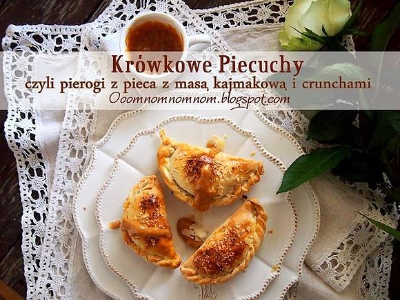 Pierogi z pieca z masą kajmakową i crunchy