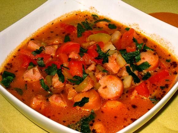 Leczo z warzyw i kiełbasy