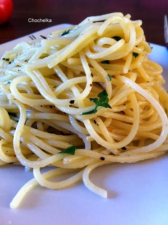 Spaghetti aglio e olio