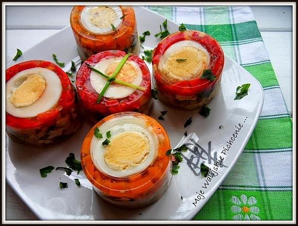 Mini galaretki drobiowe